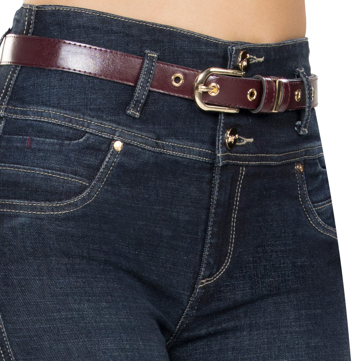 Jean Push Up Tiro Súper Alto Azul Tyt Jeans Argelia - foto 3