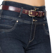 Jean Push Up Tiro Súper Alto Azul Tyt Jeans Argelia - foto 3