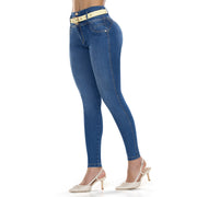 Jean Push Up Tiro Alto Azul Medio Tyt Jeans Argentina - foto 2