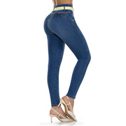 Jean Push Up Tiro Alto Azul Medio Tyt Jeans Argentina - foto 1