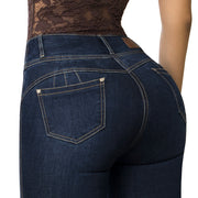 Jean Push Up Tiro Alto Azul Tyt Jeans Azalea - foto 4