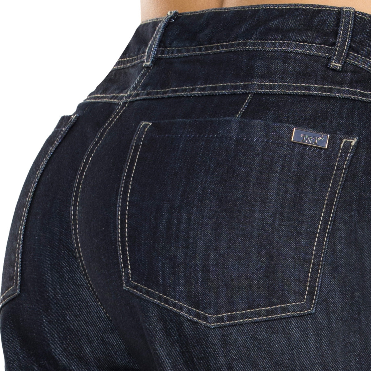 Jean Barrel Tiro Alto Azul Tyt Jeans Brasil - foto 4