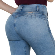Jean Push Up Tiro Alto Azul Tyt Jeans Caladio - foto 4