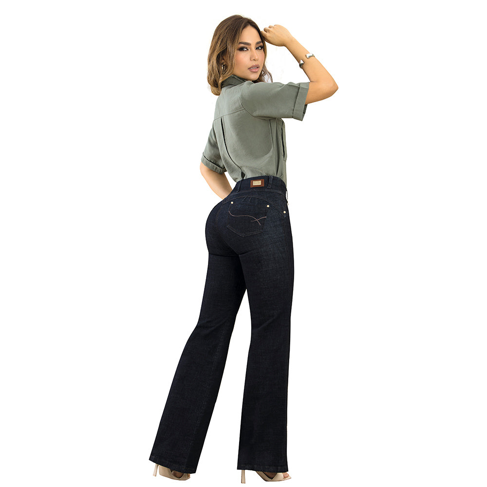 Jean Push Up Tiro Alto Azul Tyt Jeans Aretusa - foto 2