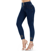 Jean Jogger Tiro Alto Azul Oscuro Tyt Jeans Canadá - foto 2