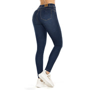 Jean Push Up Tiro Alto Azul Oscuro Tyt Jeans Corea del Sur - foto 1