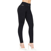 Jean Push Up Tiro Alto Negro Tyt Jeans Costa de Marfil - foto 2