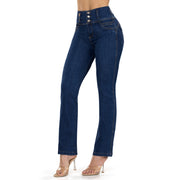 Jean Push Up Tiro Súper Alto Azul Oscuro Tyt Jeans Croacia - foto 2
