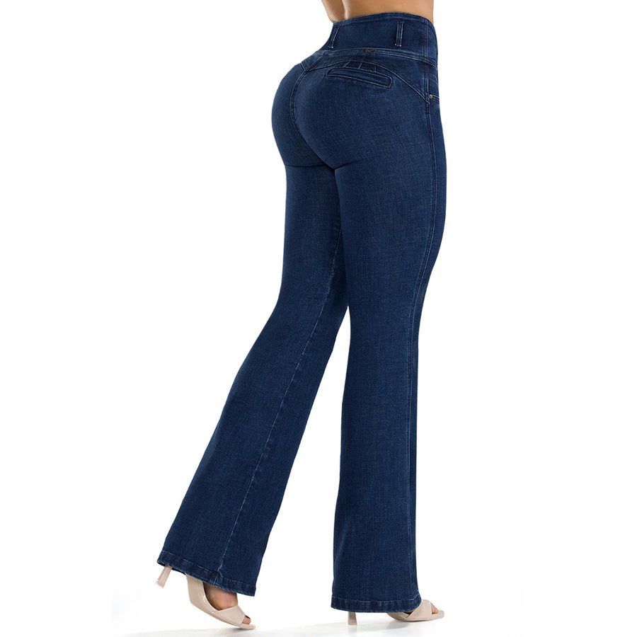 Jean Push Up Tiro Alto Azul Oscuro Tyt Jeans Egipto - foto 1