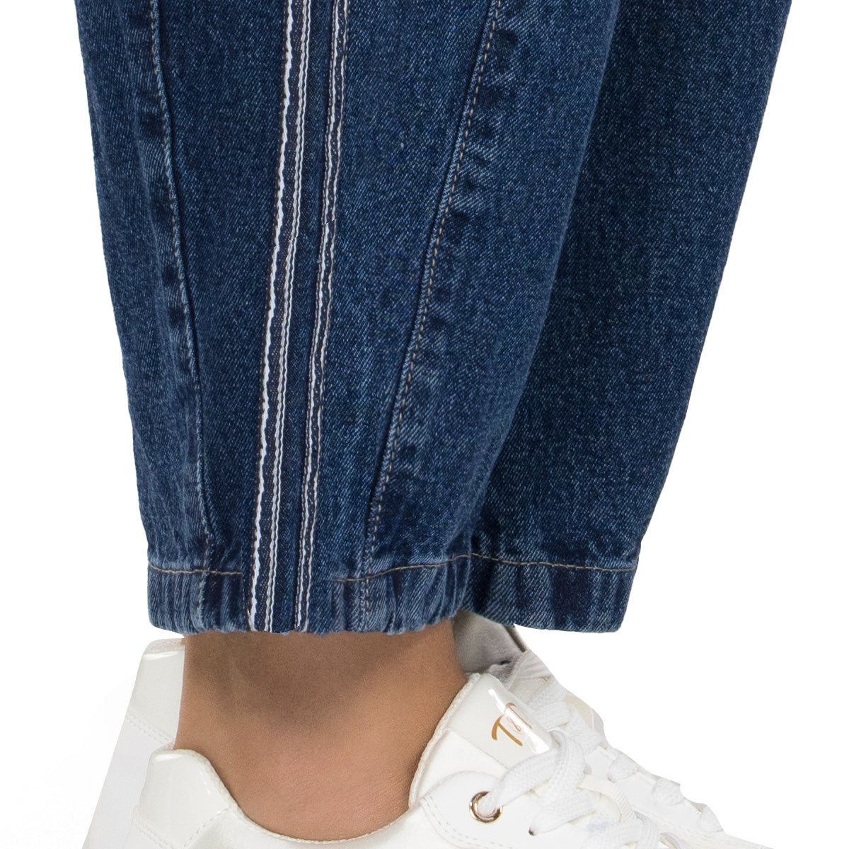 Jean Barrel Tiro Alto Azul Oscuro Tyt Jeans Francia - foto 5