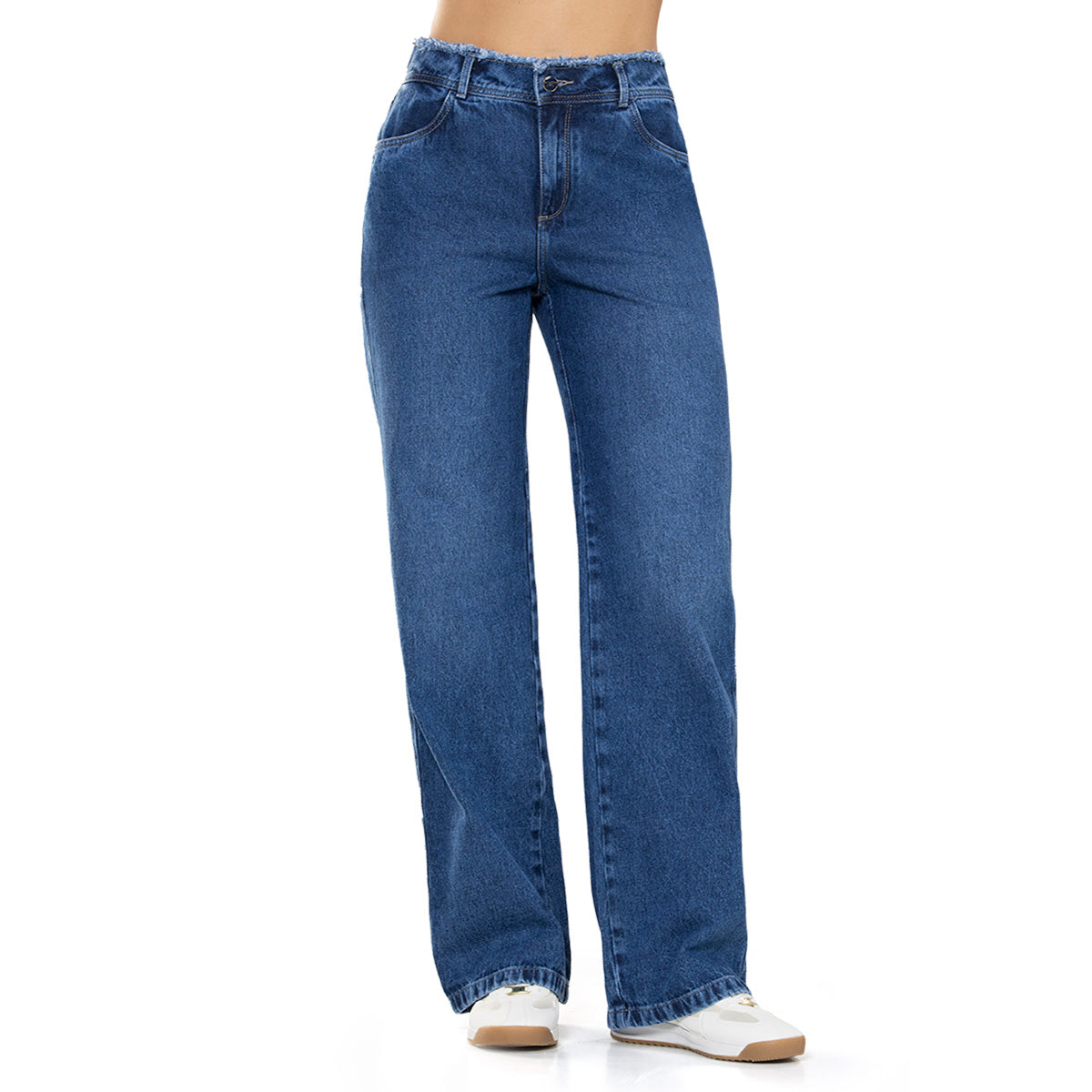 Jean Palazzo Tiro Alto Azul Medio Tyt Jeans Marruecos - foto 2