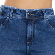 Jean Palazzo Tiro Alto Azul Medio Tyt Jeans Marruecos - foto 3