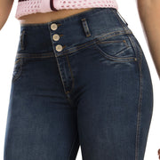 Jean Push Up Tiro Alto Azul Tyt Jeans Néctar - foto 3