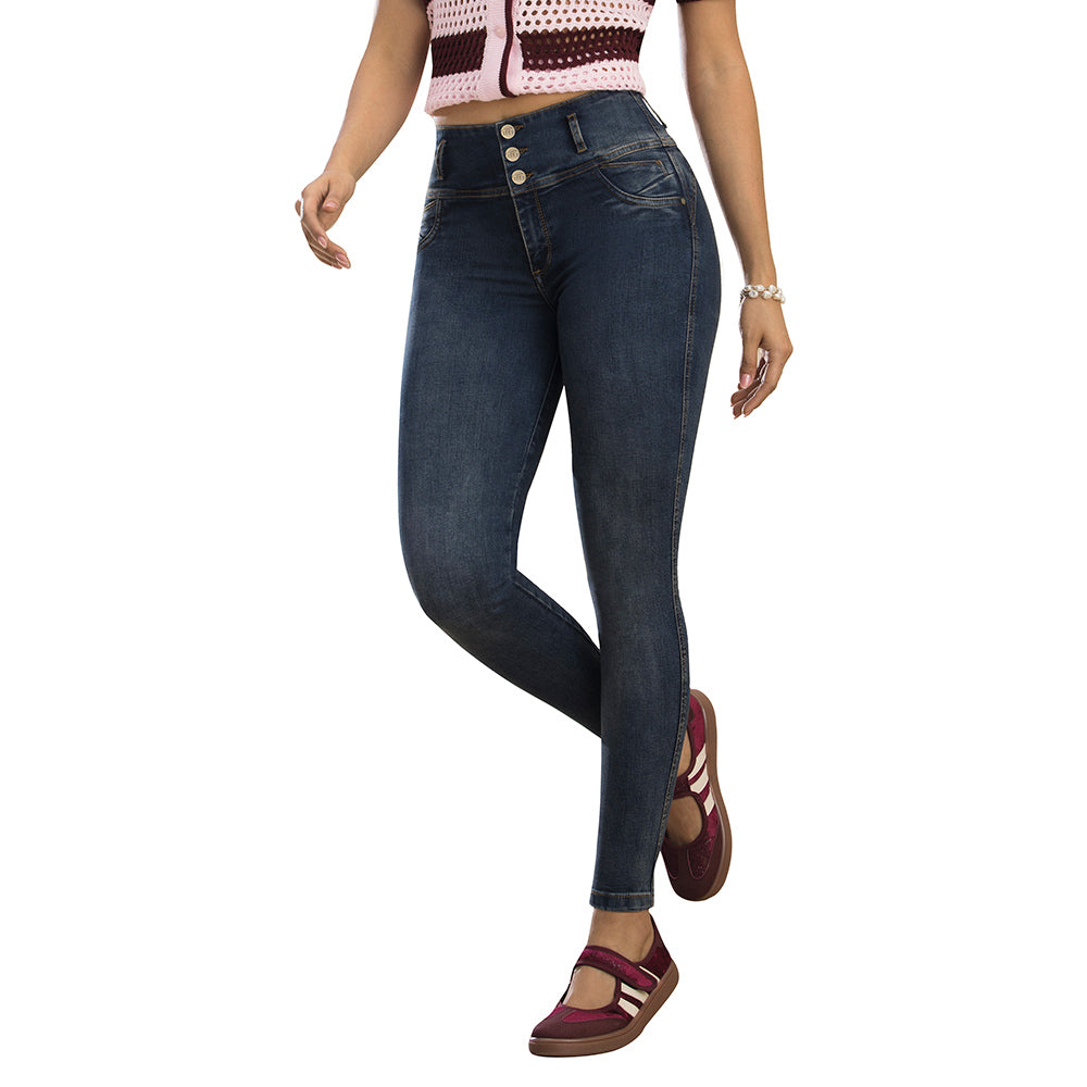 Jean Push Up Tiro Alto Azul Tyt Jeans Néctar - foto 2