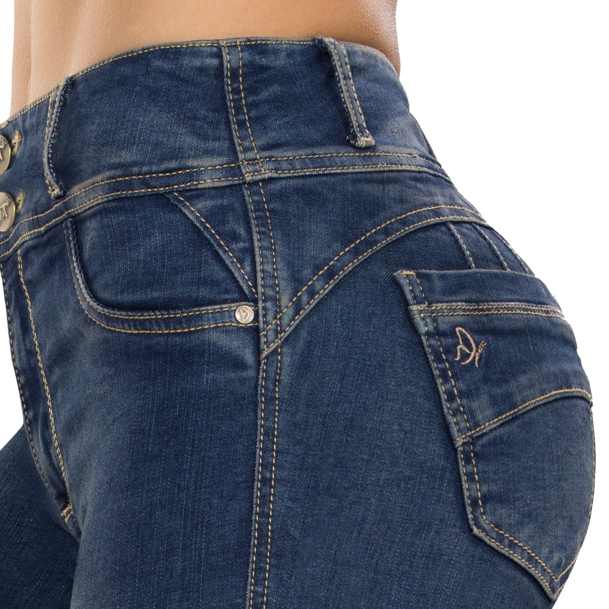 Jean Push Up Tiro Alto Azul Tyt Jeans Noruega - foto 3