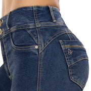 Jean Push Up Tiro Alto Azul Tyt Jeans Noruega - foto 3