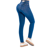 Jean Push Up Ochentero Azul Medio Tyt Jeans Ocaso