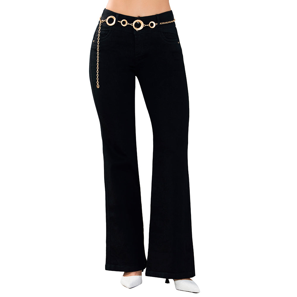 Jean Push Up Tiro Alto Negro Tyt Jeans Olmo - foto 2