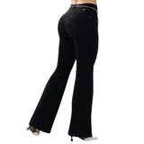 Jean Push Up Tiro Alto Negro Tyt Jeans Olmo