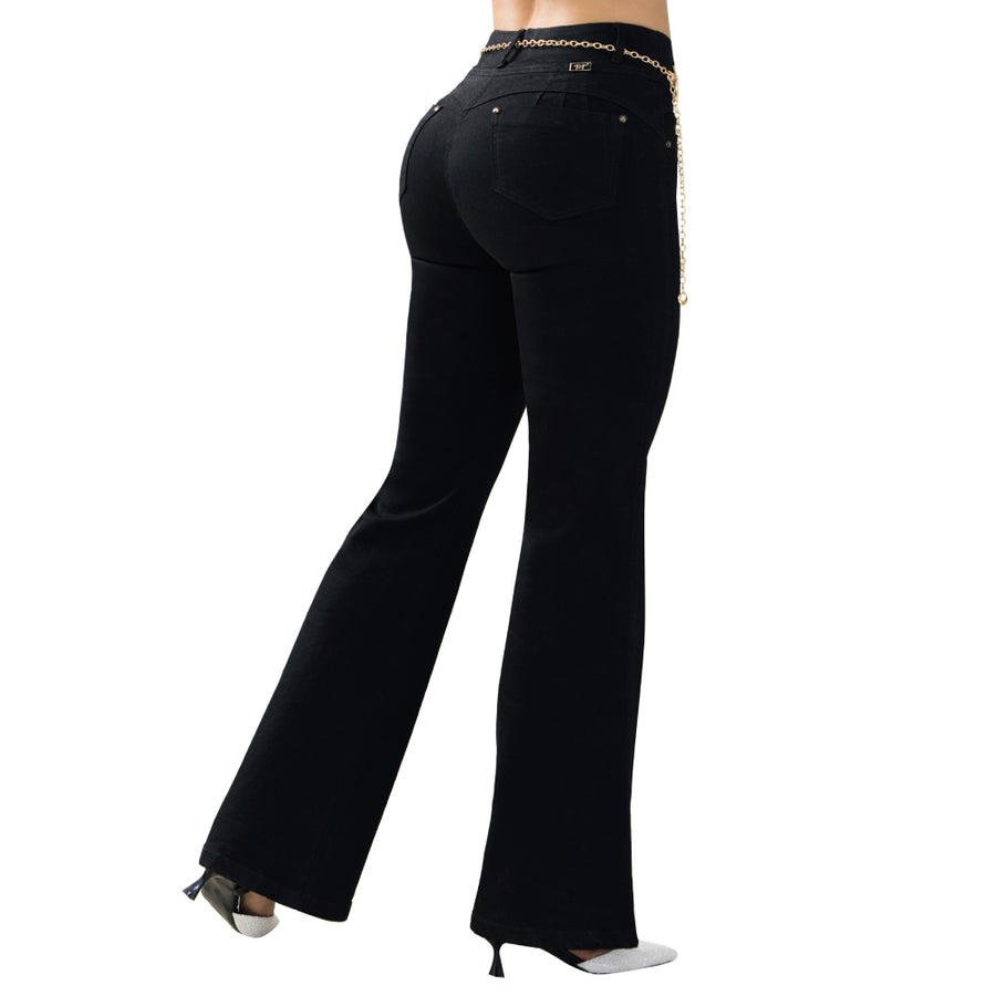 Jean Push Up Tiro Alto Negro Tyt Jeans Olmo - foto 1