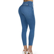 Jean Push Up Tiro Alto Azul Medio Tyt Jeans Paraguay - foto 1