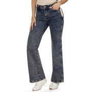 Jean Wide Leg Tiro Alto Azul Tyt Jeans Portugal - foto 2