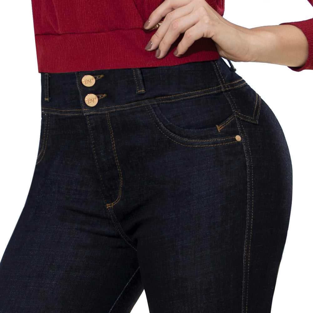 Jean Push Up Tiro Alto Azul Tyt Jeans Prado - foto 3