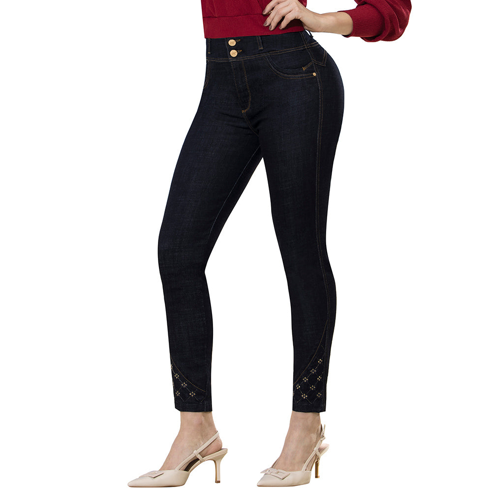 Jean Push Up Tiro Alto Azul Tyt Jeans Prado - foto 2