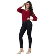 Jean Push Up Tiro Alto Azul Tyt Jeans Prado - foto 5