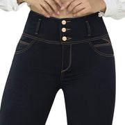 Jean Push Up Tiro Alto Azul Tyt Jeans Semilla - foto 3