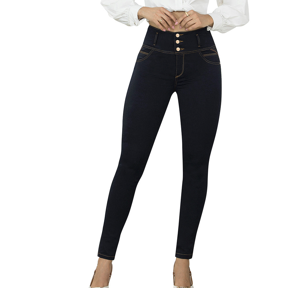 Jean Push Up Tiro Alto Azul Tyt Jeans Semilla - foto 2