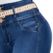 Jean Push Up Tiro Alto Azul Medio Tyt Jeans Senegal - foto 3
