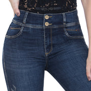 Jean Push Up Tiro Alto Azul Tyt Jeans Melendi - foto 3