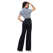Jean Wide Leg Tiro Alto Azul Tyt Jeans Caléndula - foto 6