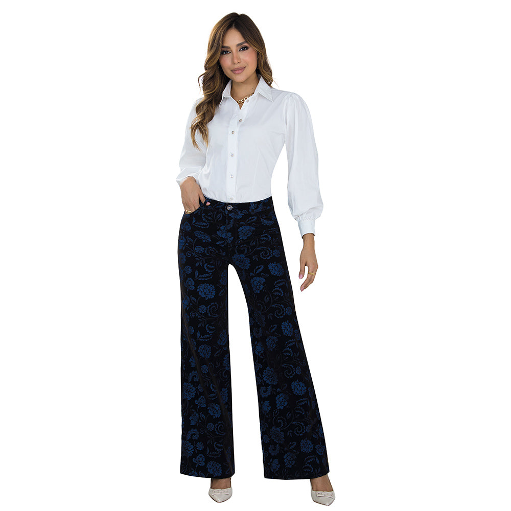 Jean Wide Leg Tiro Alto Azul Tyt Jeans Ceiba - foto 5