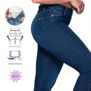 Jean Skinny Faja Interna Azul Oscuro Trucco'S T22092408 - 42