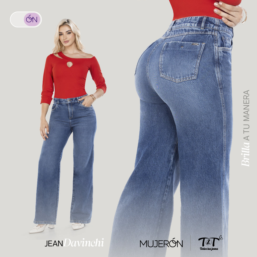 Jean Palazzo Azul Mujeron Davinchi - 44