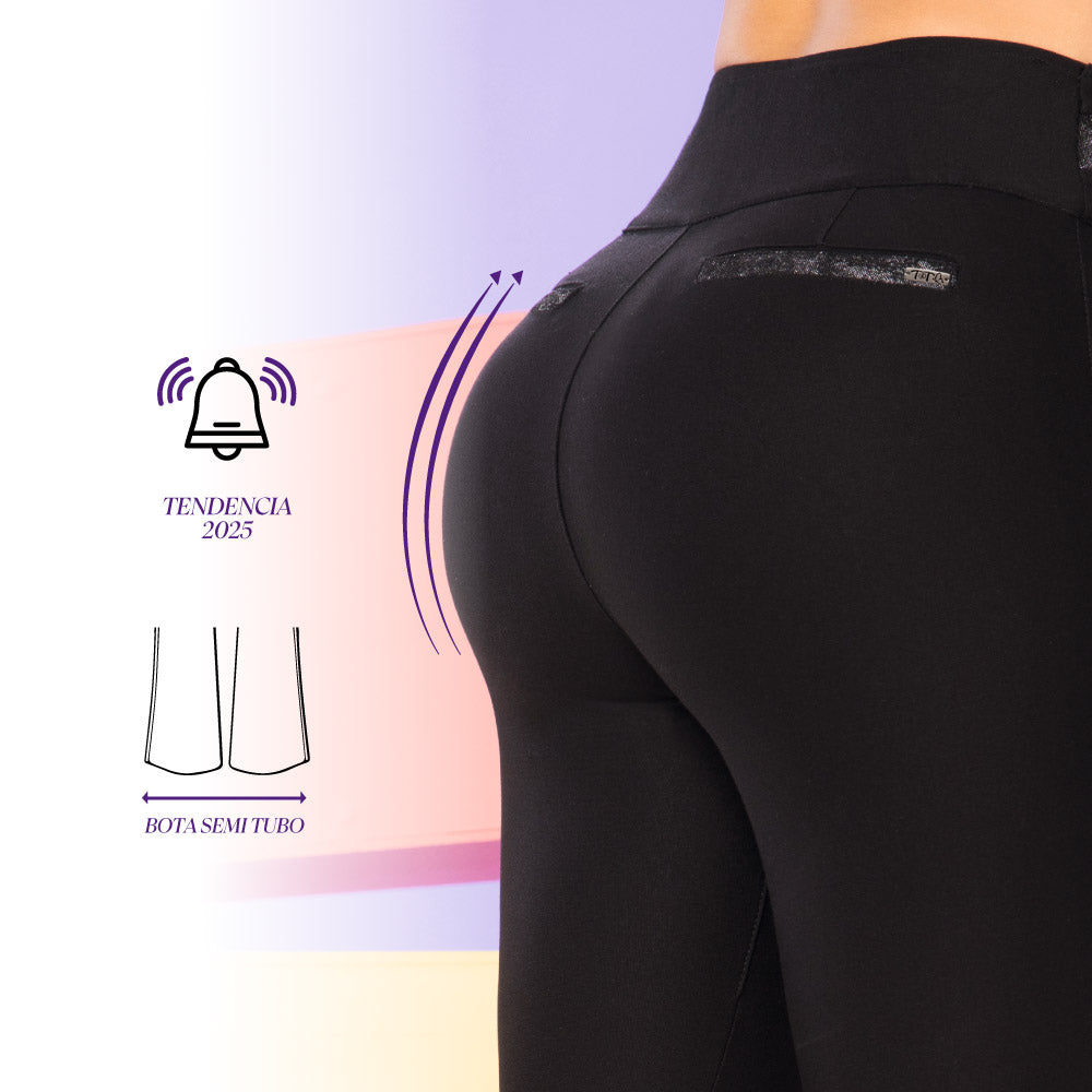Legging Tiro Súper Alto Negro TyT Kanan