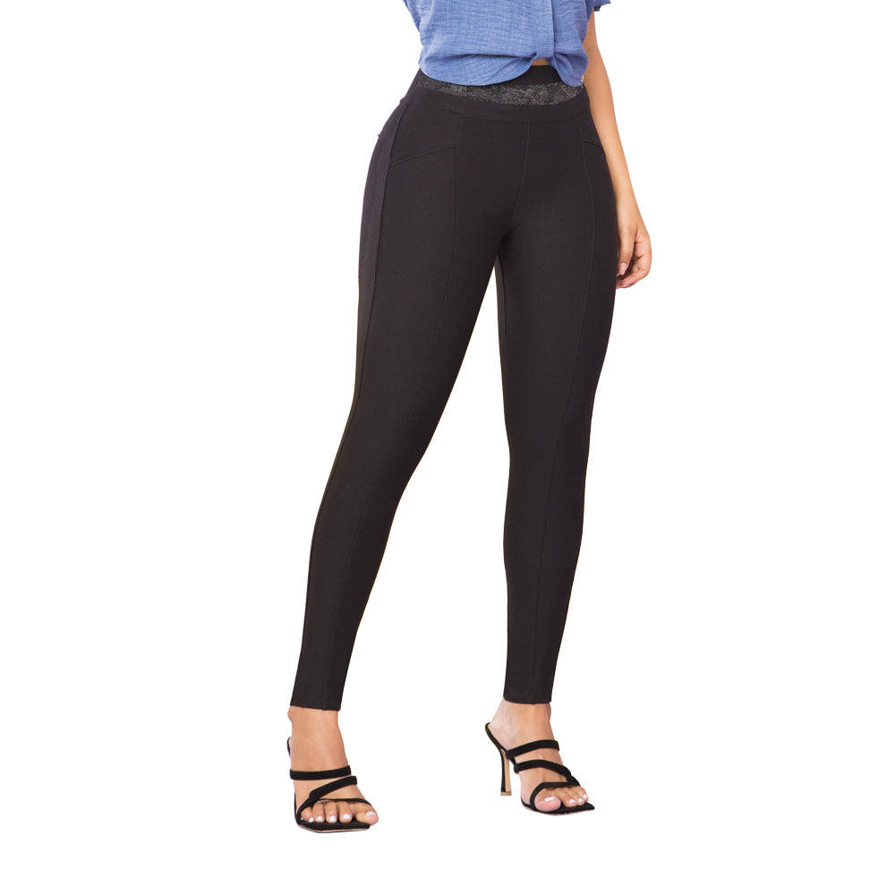 Legging Tiro Súper Alto Negro TyT Kanan