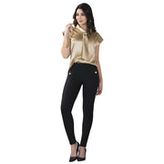 Leggins Tiro Súper Alto Negro Tyt Crisantemo - foto 4