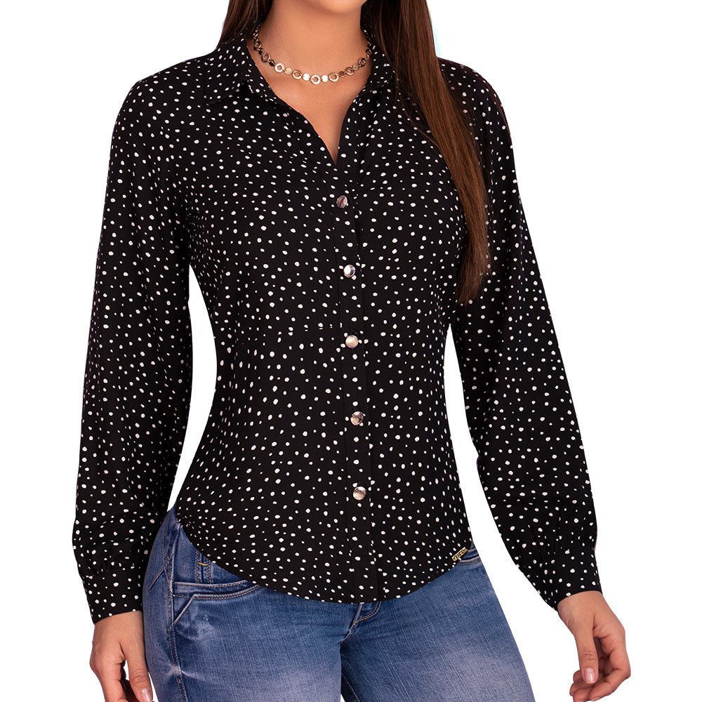 Blusa Silueta Confort Negra TyT Lemur