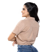Camisa Gamuza Nude TyT Logan