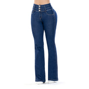 Jean Push Up Azul Mujeron Madrigal - 38