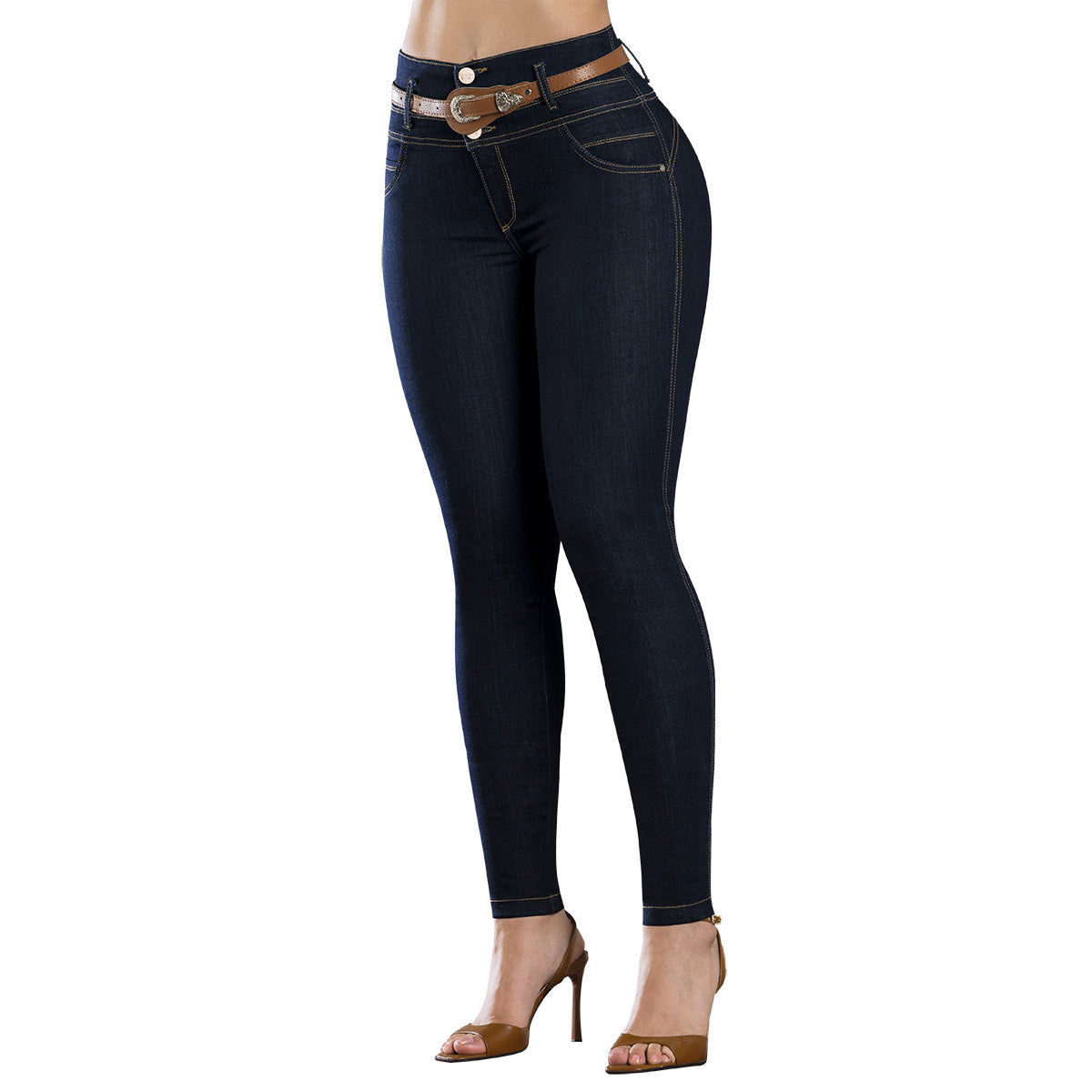 Jean Push Up Tiro Alto Azul Tyt Jeans Magia - foto 2