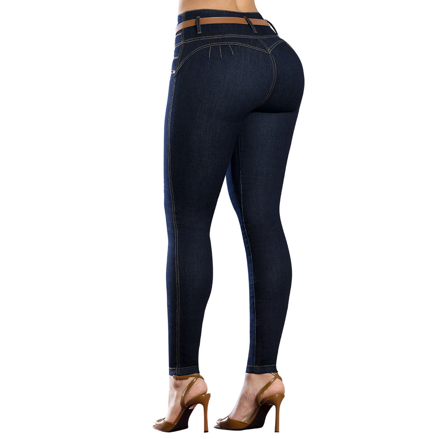 Jean Push Up Tiro Alto Azul Tyt Jeans Magia - foto 1