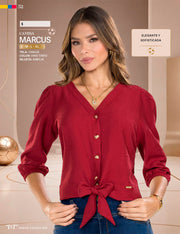 Camisa Manga 3/4 Burdeo Tyt Marcus - foto 7