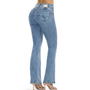 Jean Push Up Tiro Alto Azul Tyt Jeans México - foto 1