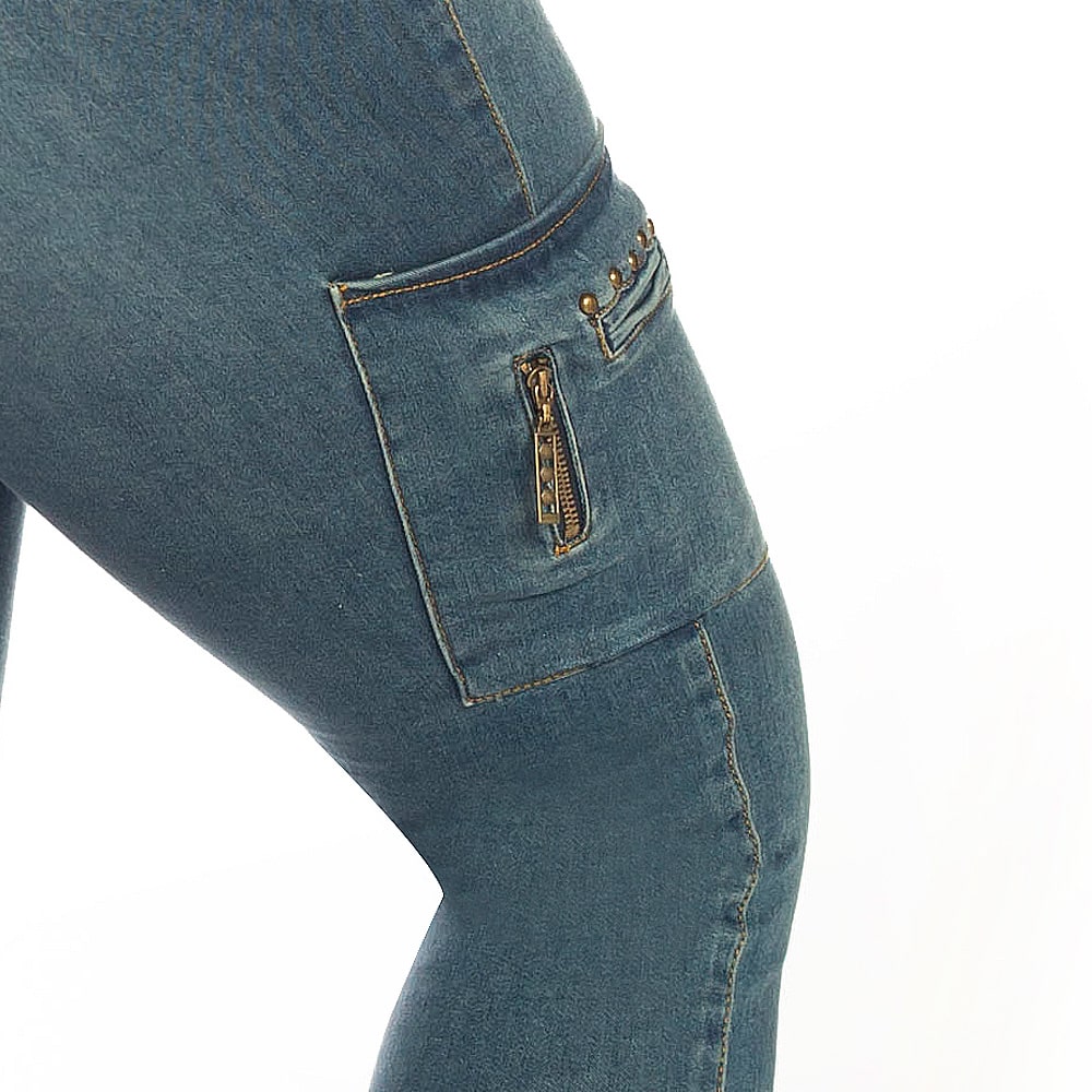 Jeans Levanta Cola Azul Cheviotto 14400 - 40
