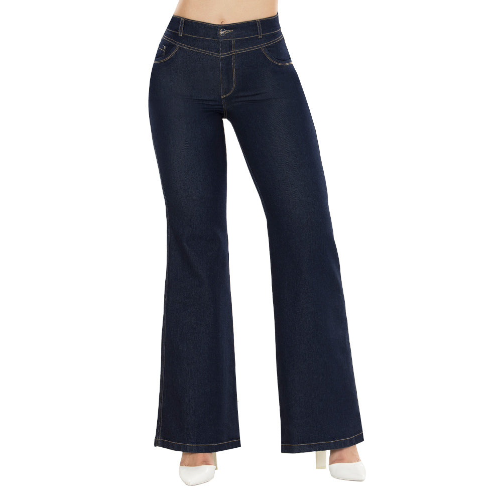 Jean Wide Leg Azul Tyt Mitú - 38