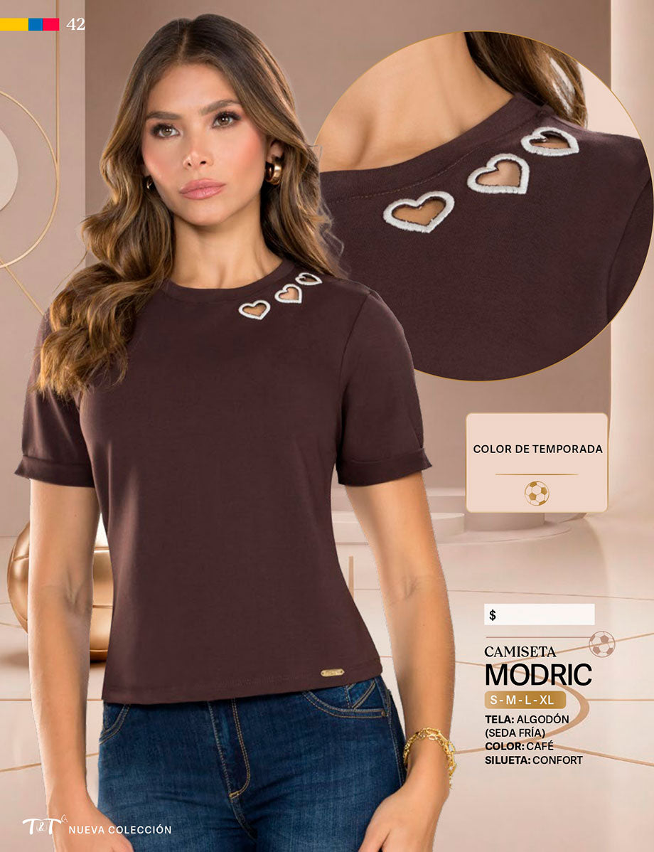 Polera Manga Corta Cafe Tyt Modric - foto 5